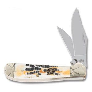 Frost Cutlery Mojave Bone Mustang USA Locking Copperhead Knife (FRMB104MB)